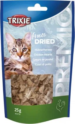 Trixie Premio Freeze Dried Przysmak dla kota serca z kurczaka 25 g
