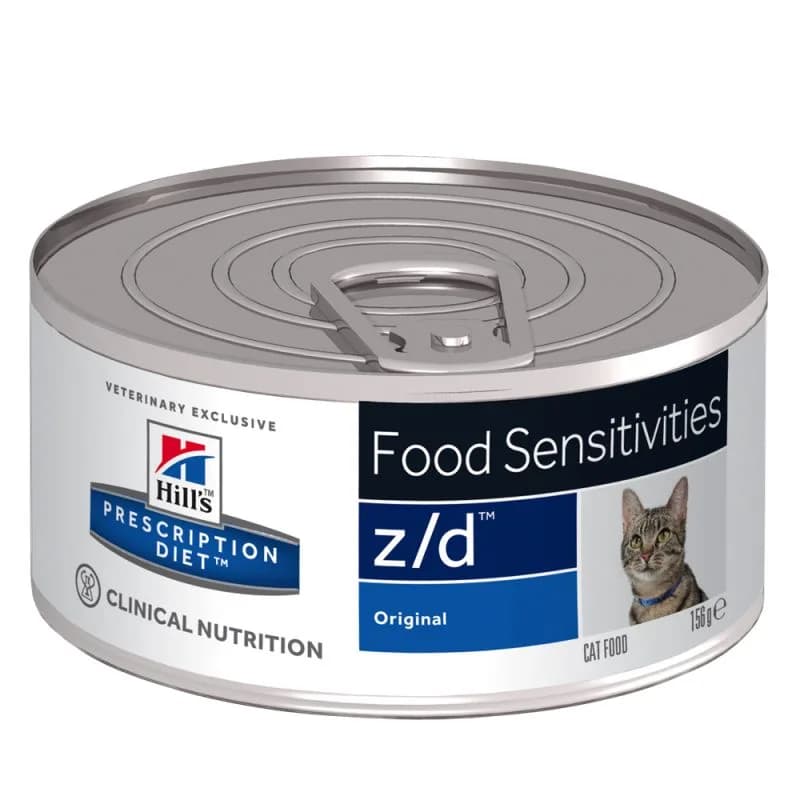Hill's Feline Prescription Diet z/d Food Sensitivities karma mokra dla dorosłych kotów 156 g