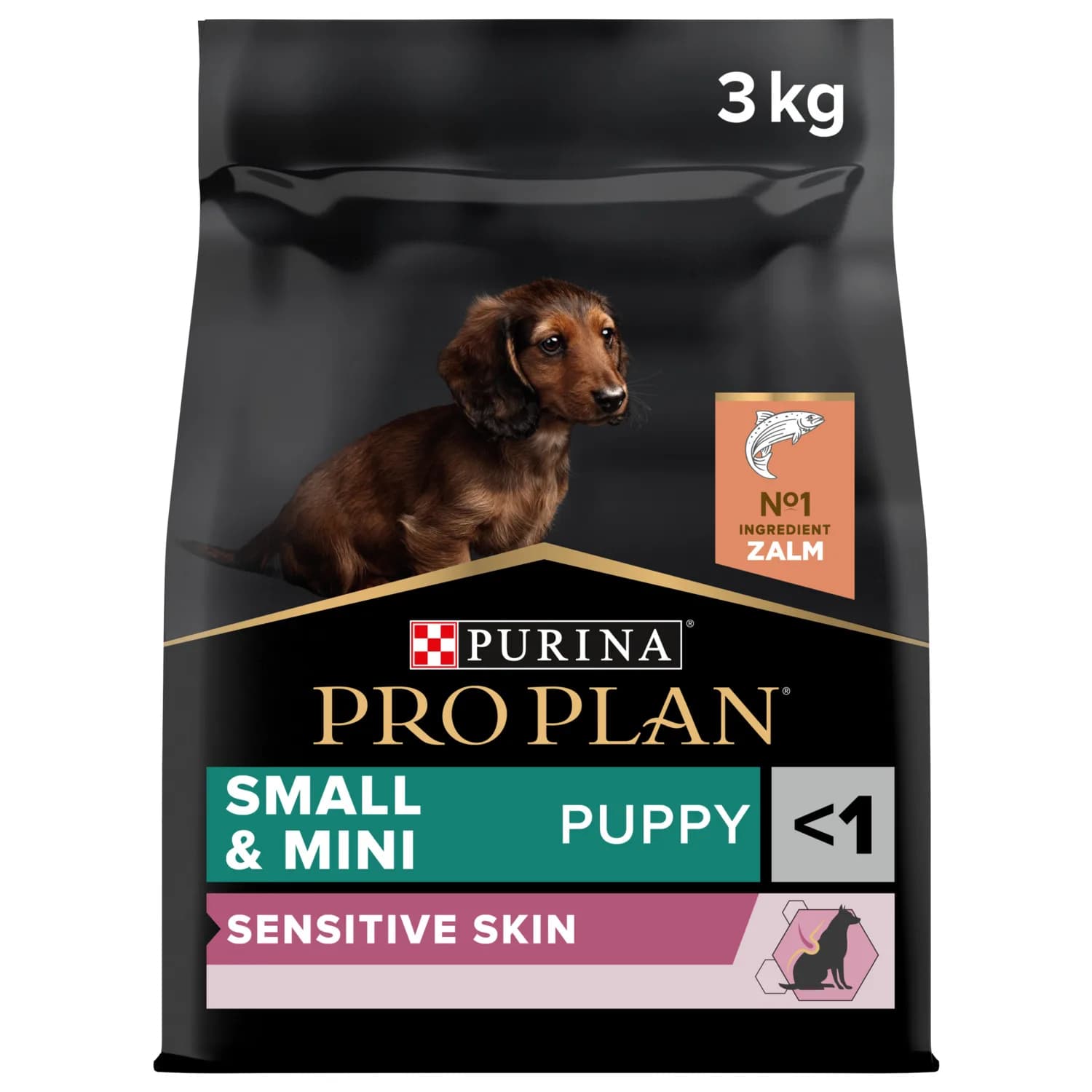 PRO PLAN Purina Small & Mini Puppy Sensitive Skin Łosoś 3 kg