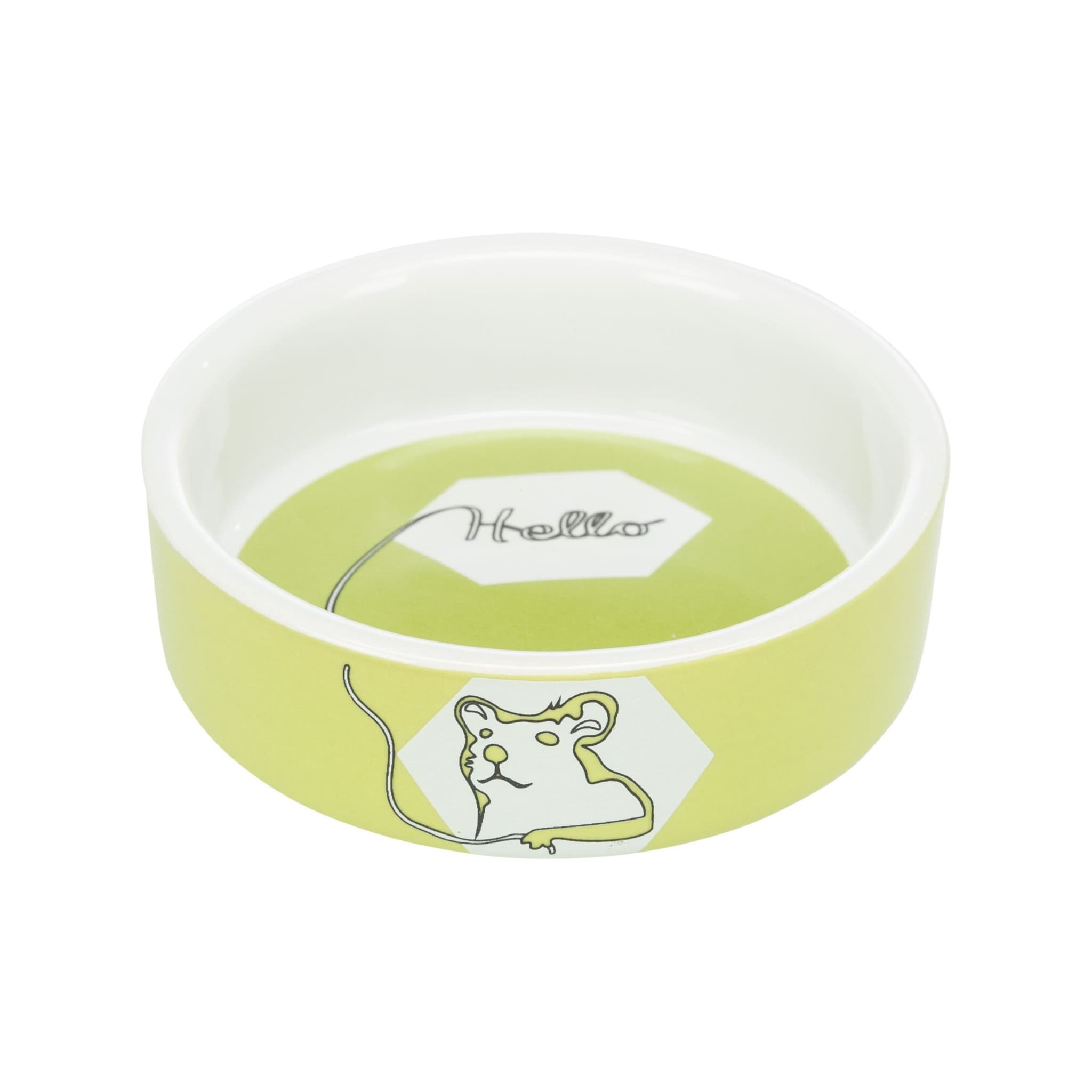 Trixie miska ceramiczna z nadrukiem dla chomika ø 8 cm 90 ml