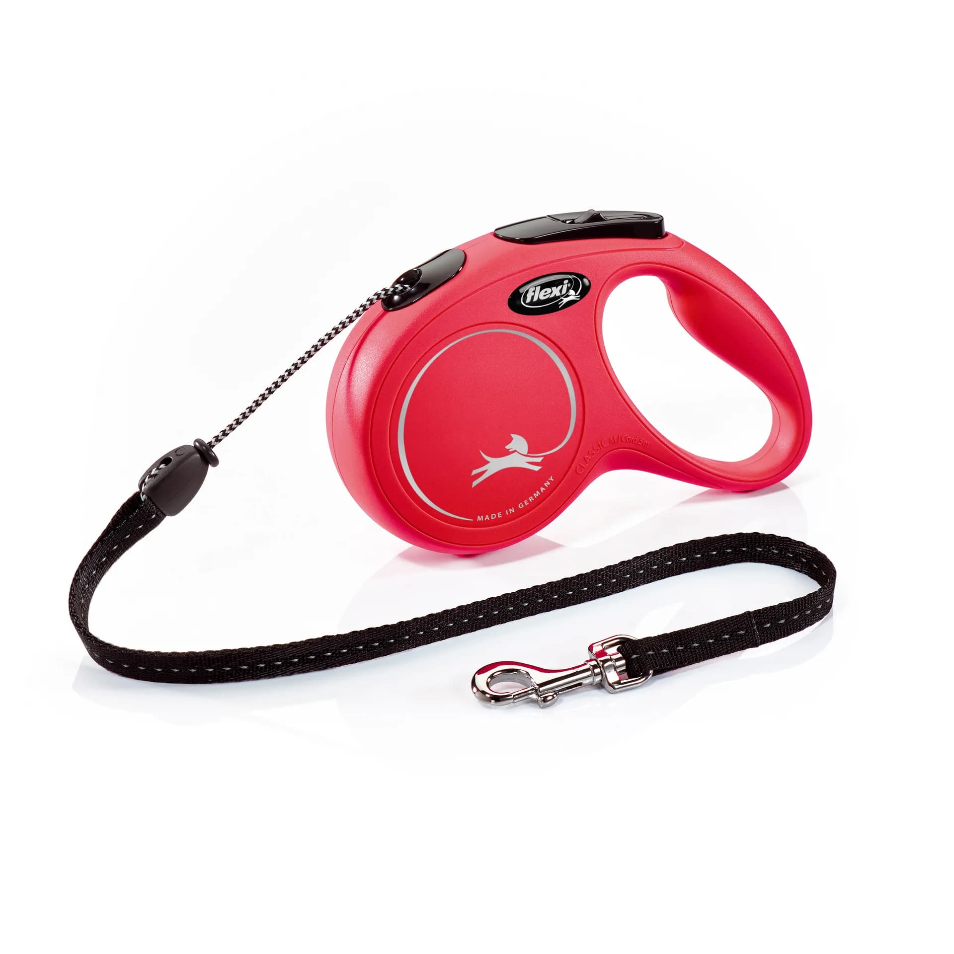 Flexi New Classic smycz automatyczna sznurkowa dla psa – M 5 m/20 kg