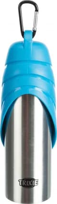 Trixie Butelka z miską – niebieski, 0,3 l