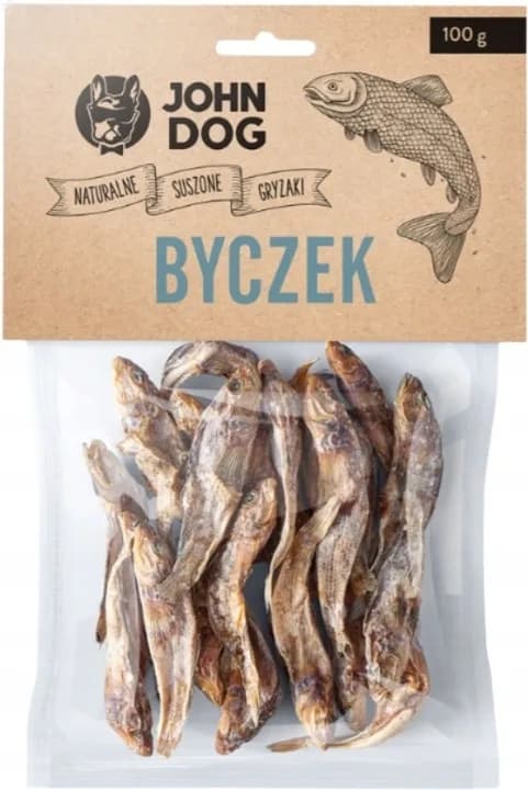 John Dog Przysmak suszony dla psa byczki 100 g