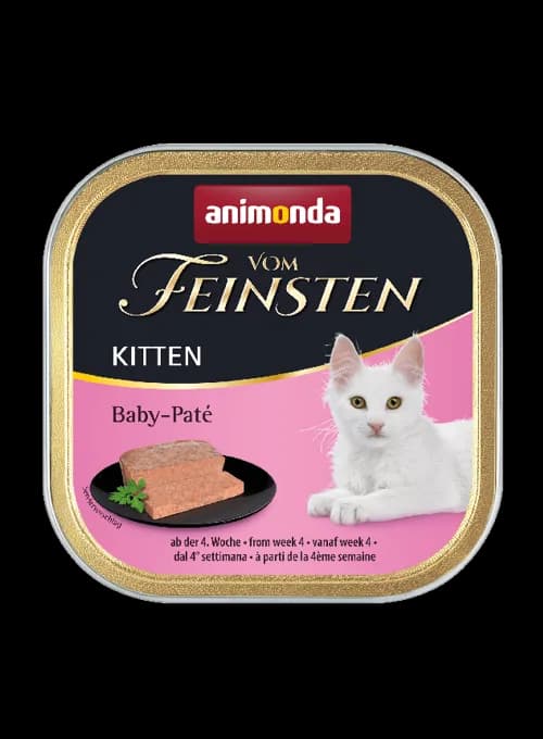 Animonda Vom Feinsten Baby-Pâté karma mokra z mięsem dla kociąt 100 g