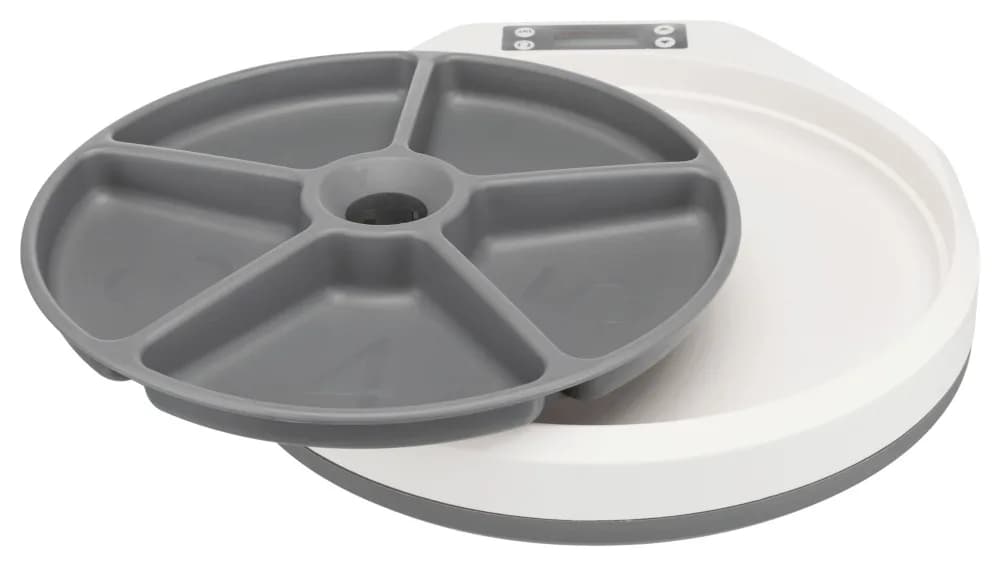 Trixie Karmidło automatyczne TX5, /, białe/szare 5 x 240 ml 33 x 5 x 36 cm