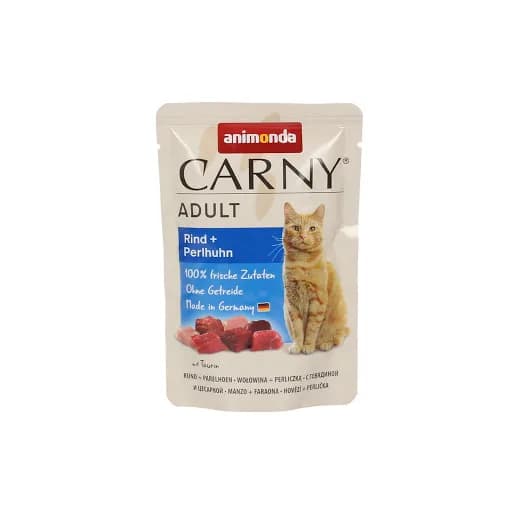 Animonda Carny karma mokra dla dorosłych kotów Wołowina/perliczka 85 g