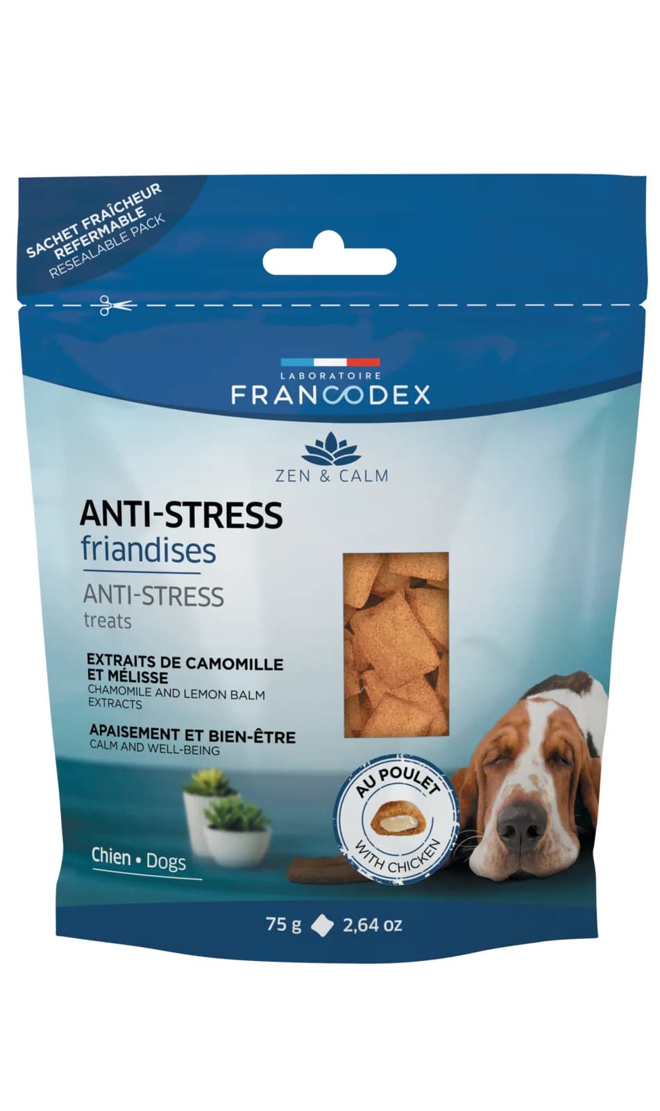 Francodex przysmak dla psa antystresowy, z kurczakiem 75 g