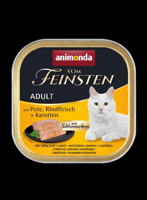 Animonda Vom Feinsten Gourmet Centre karma mokra z indykiem wołowiną i marchewką dla kota 100 g