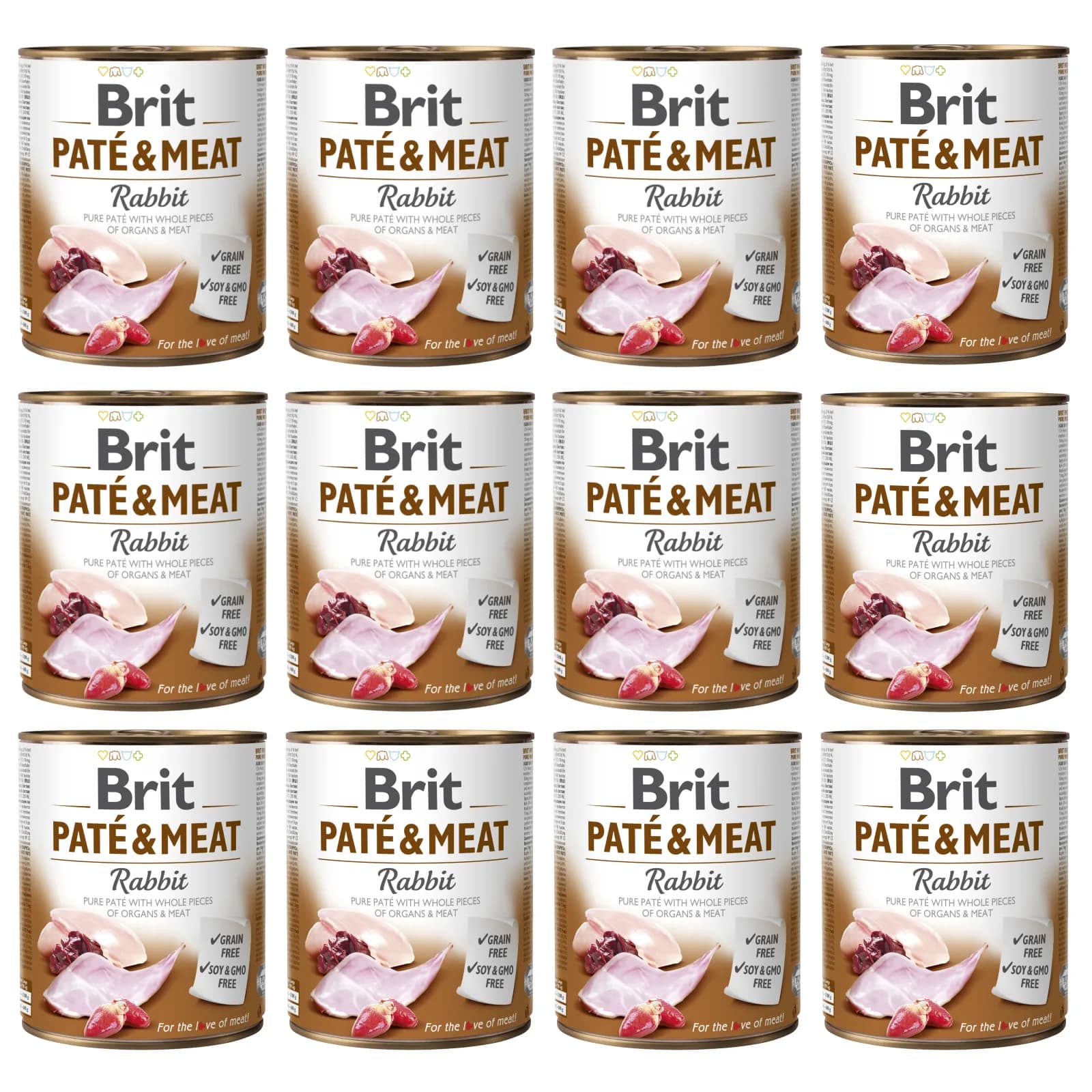 Brit Pate & Meat Rabbit mokra karma dla psa z królikiem – 400 g
