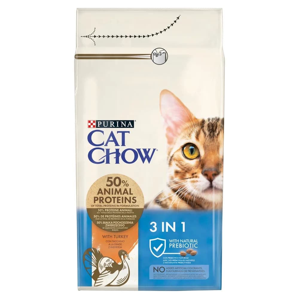 Cat Chow Purina Special Care 3w1 z indykiem karma sucha dla kota