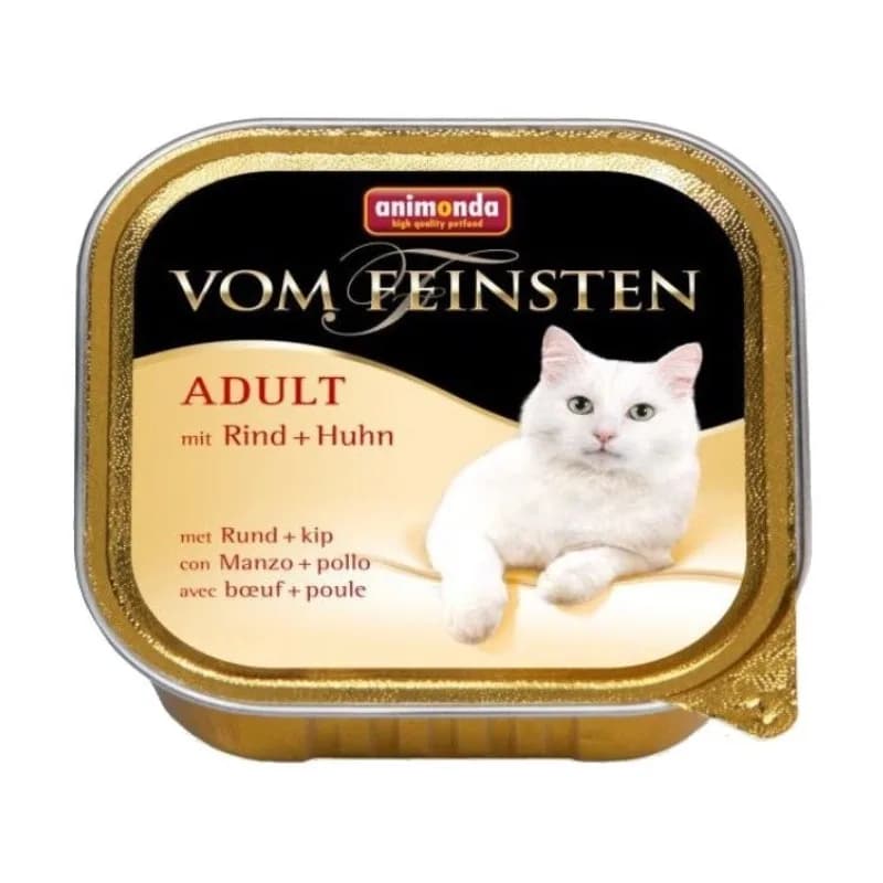 Animonda Vom Feinsten Adult karma mokra z wołowiną i kurczakiem dla kota 100 g