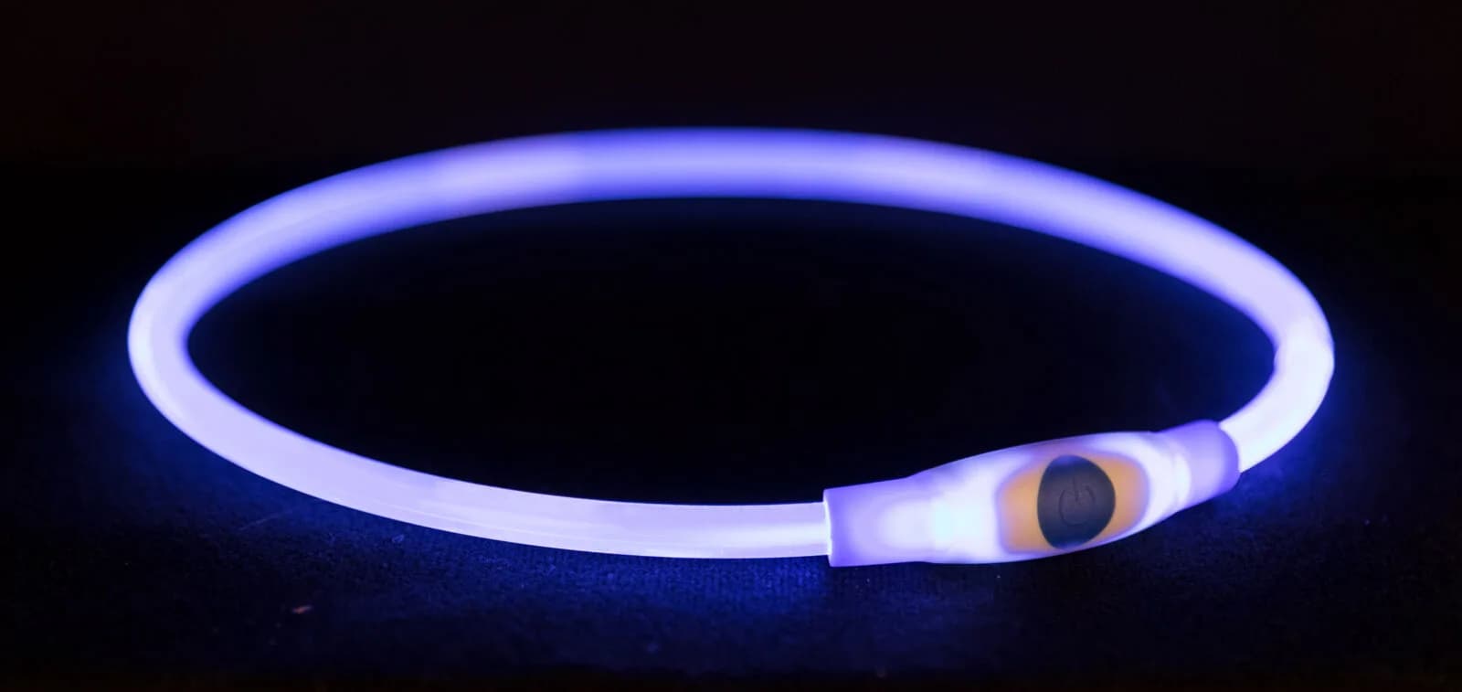 Trixie Migająca obroża USB dla psa i kolor – zielony, S-M