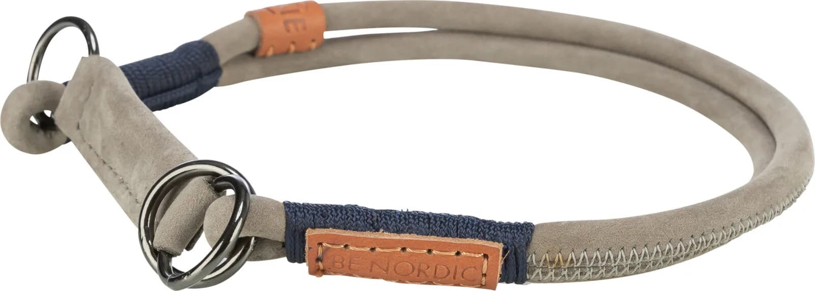 Trixie Be Nordic, obroża zaciskowa, dla psa – szary, L-XL