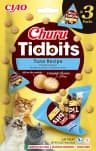 INABA Churu Tidbits 3P Uzupełniająca karma mokra dla dorosłych kotów formuła z tuńczykiem 3 × 12 g
