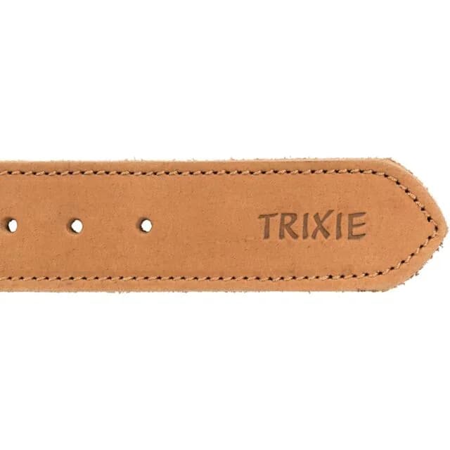 Trixie Rustic Heartbeat obroża dla psa z grubej skóry – brązowy, S-M