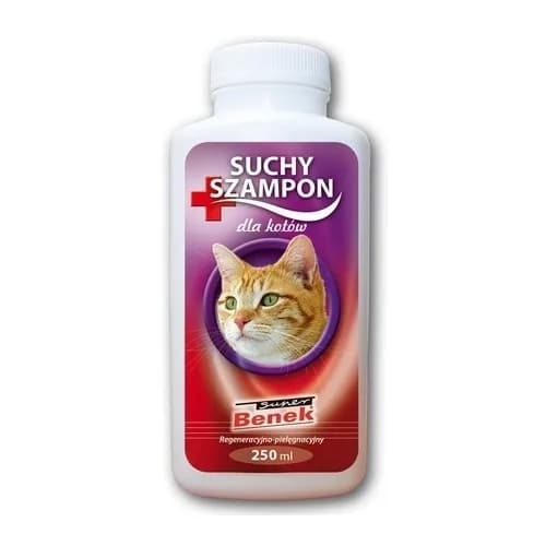 Super Benek szampon Suchy Regeneracyjno-pielęgnacyjny dla kotów 250 ml