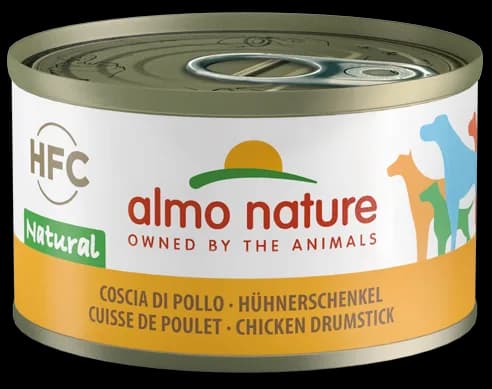Almo Nature Puszka HFC Natural udko kurczaka dla psa 95 g