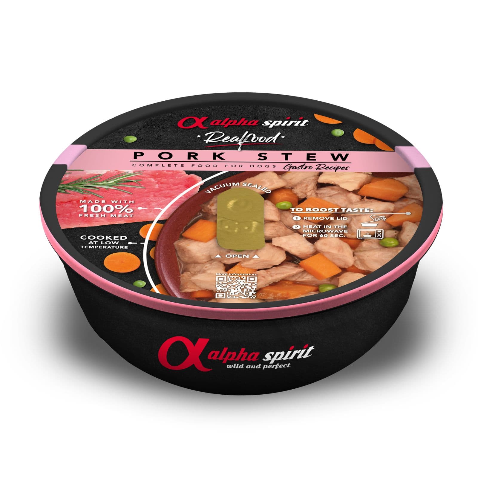 Alpha Spirit Karma mokra dla psa Real Food Pork Stew 280 g