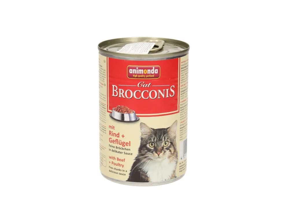 Animonda Brocconis kot karma mokra dla kota Wołowina i drób 400 g