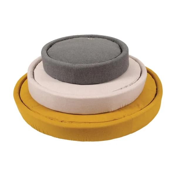 Zolux Poducha okrągła Milano dla psa Musztardowy/⌀ 50 cm