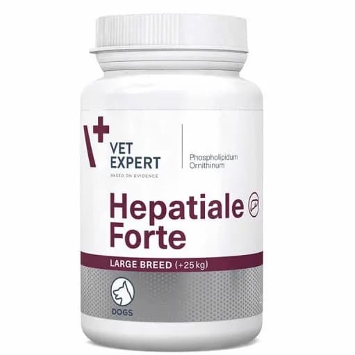 Vet Expert Hepatiale forte Large Breed dla psa tabletki na wątrobę 40 kaps.
