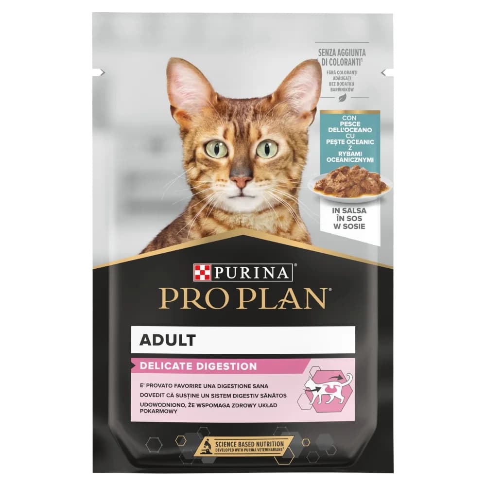 PRO PLAN Purina Delicate z rybą dla kota