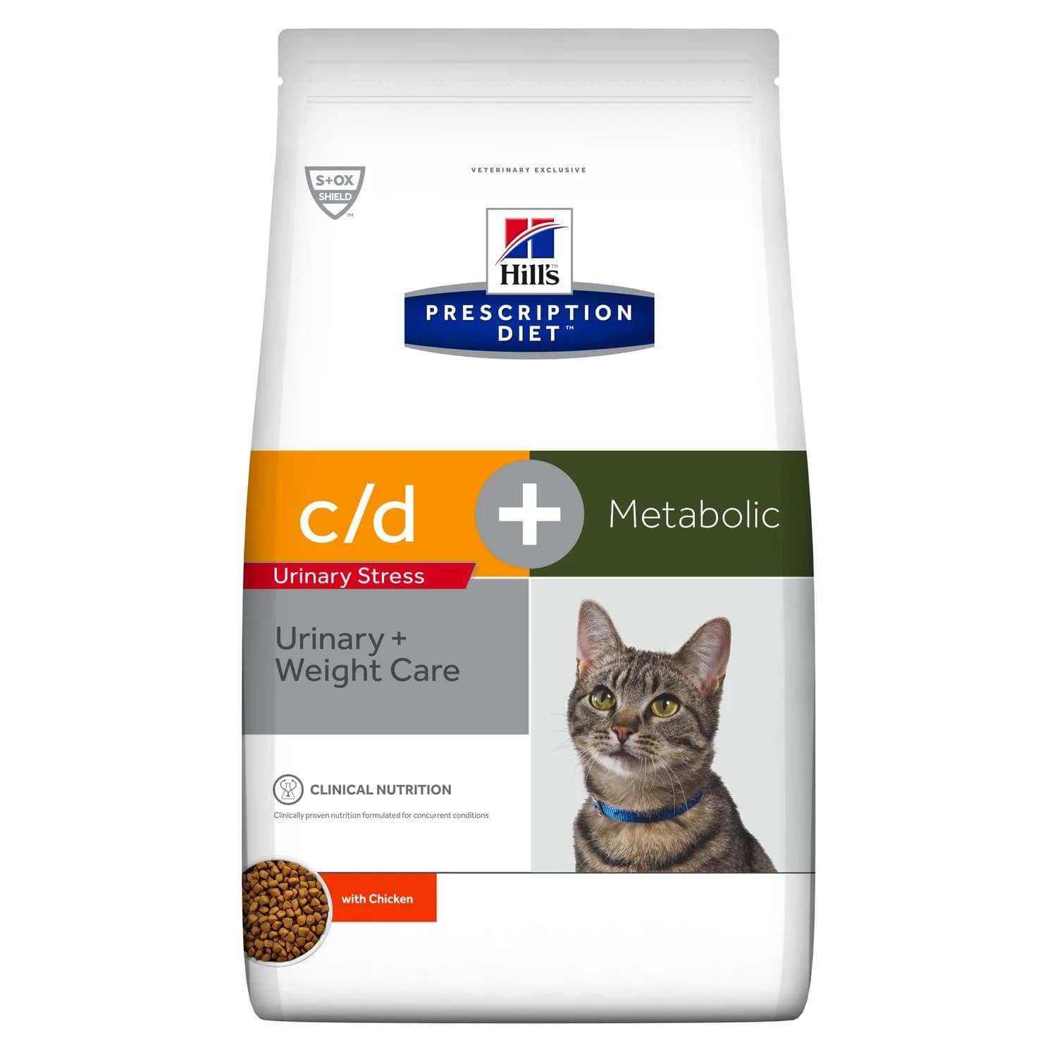 Hill's Pd Feline Prescription Diet c/d Urinary Stress + Metabolic karma sucha dla dorosłych kotów 1 5 kg