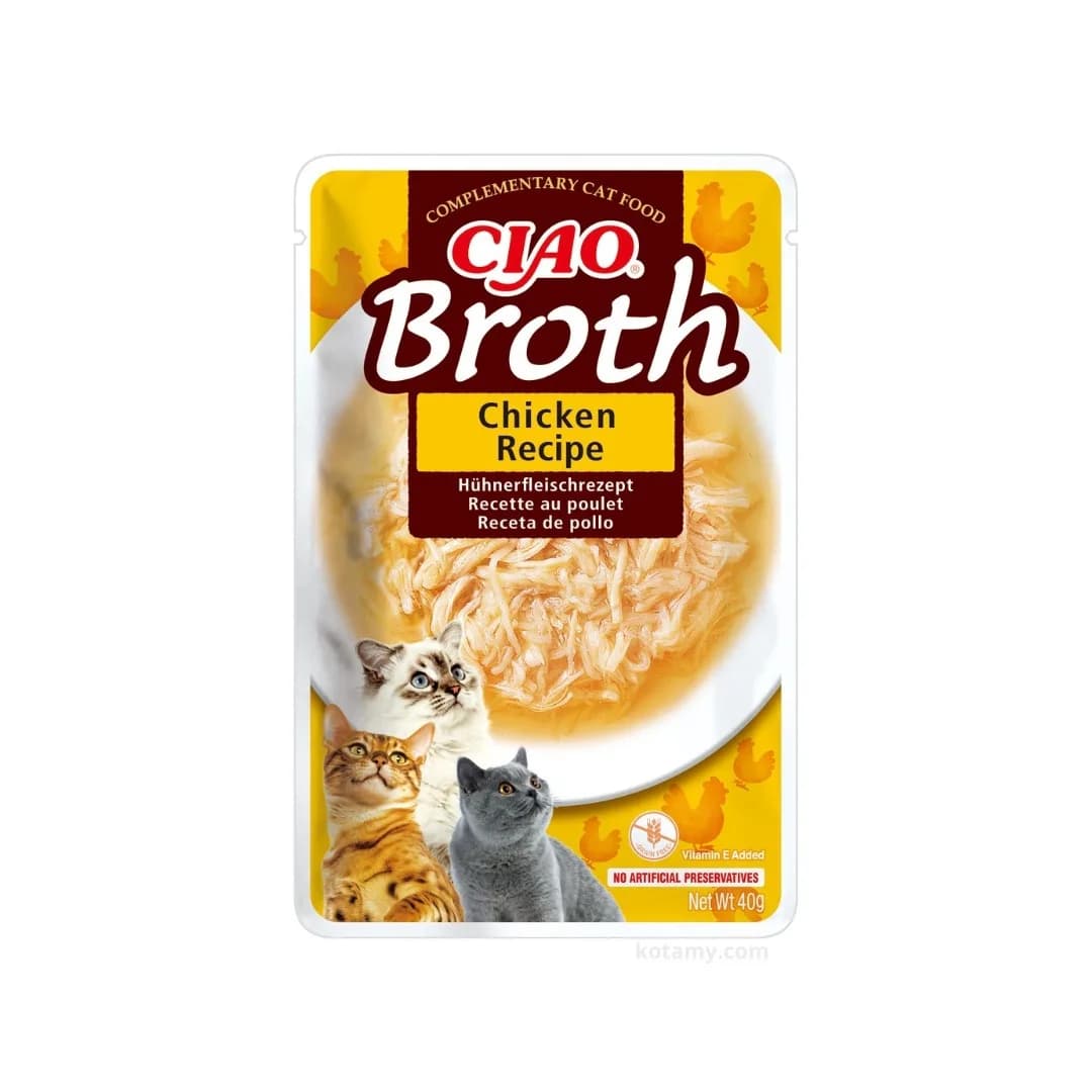 INABA Cat Ciao Broth Chicken Przysmaki dla Kota 40 g