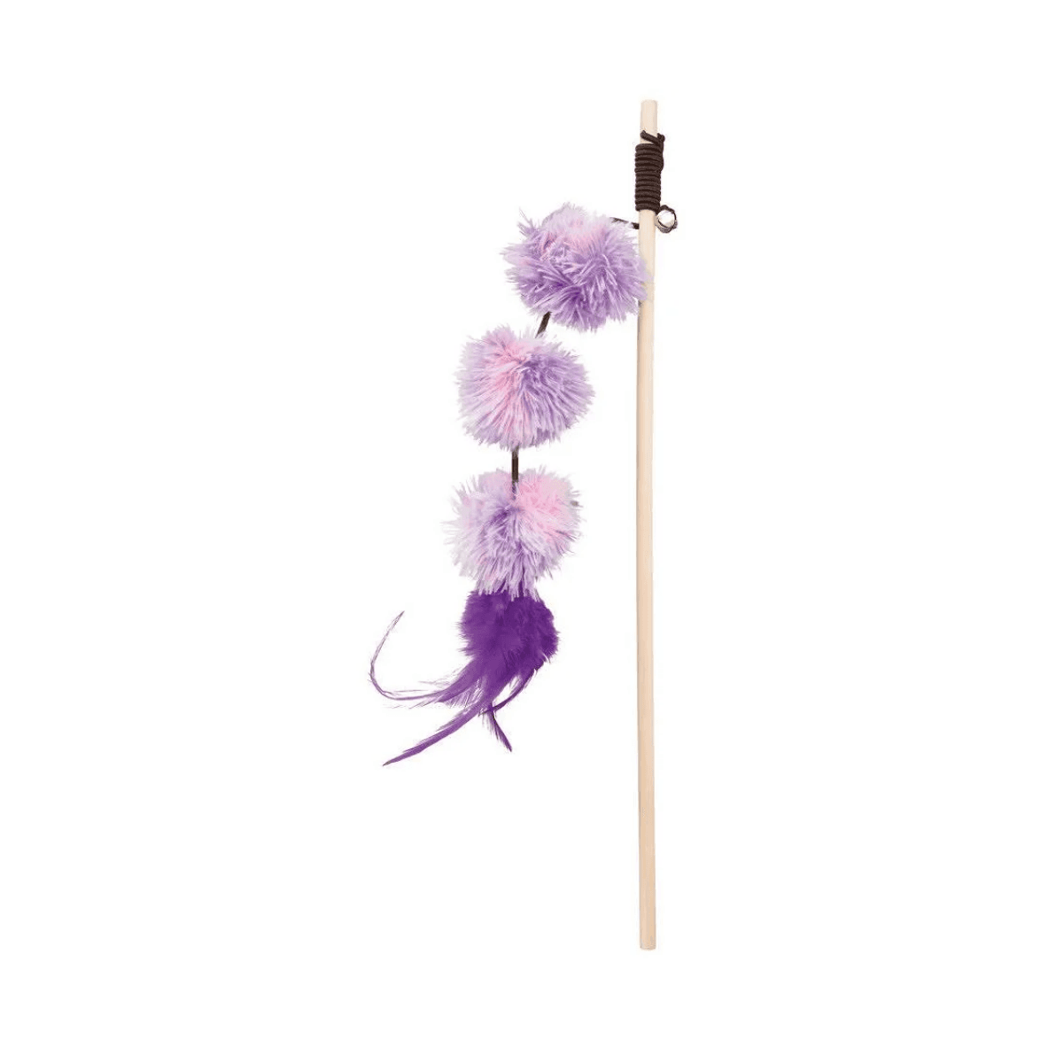 Trixie Wędka z pomponami dla kota 40 cm