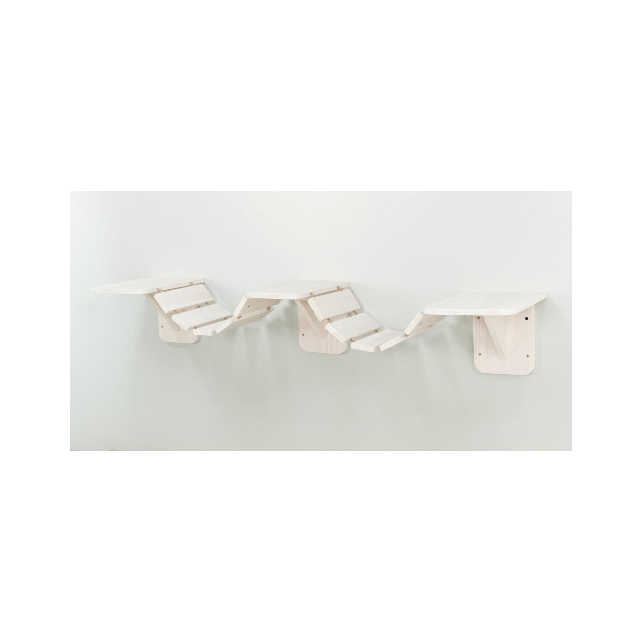 Trixie Mostek dla kota do montażu na ścianie – biały, 150 × 30 cm