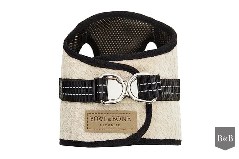 Bowl&Bone Szelki Soho dla psa – kremowy, XS