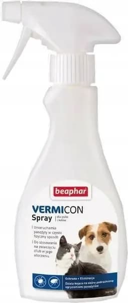 Beaphar Vermicon Spray na wszy kleszcze pchły dla Psa i kota 250 ml