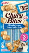 INABA Cat Churu Bites Chicken wraps Tuna & Scallops 3 × 10 g
