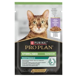 PRO PLAN Purina Sterilised Senior karma mokra dla dorosłych kotów z indykiem w sosie 85 g