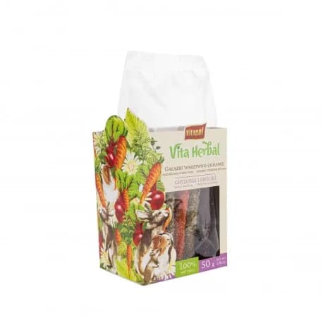 Vitapol Herbal gałązki warzywno-ziołowe dla gryzoni 50 g