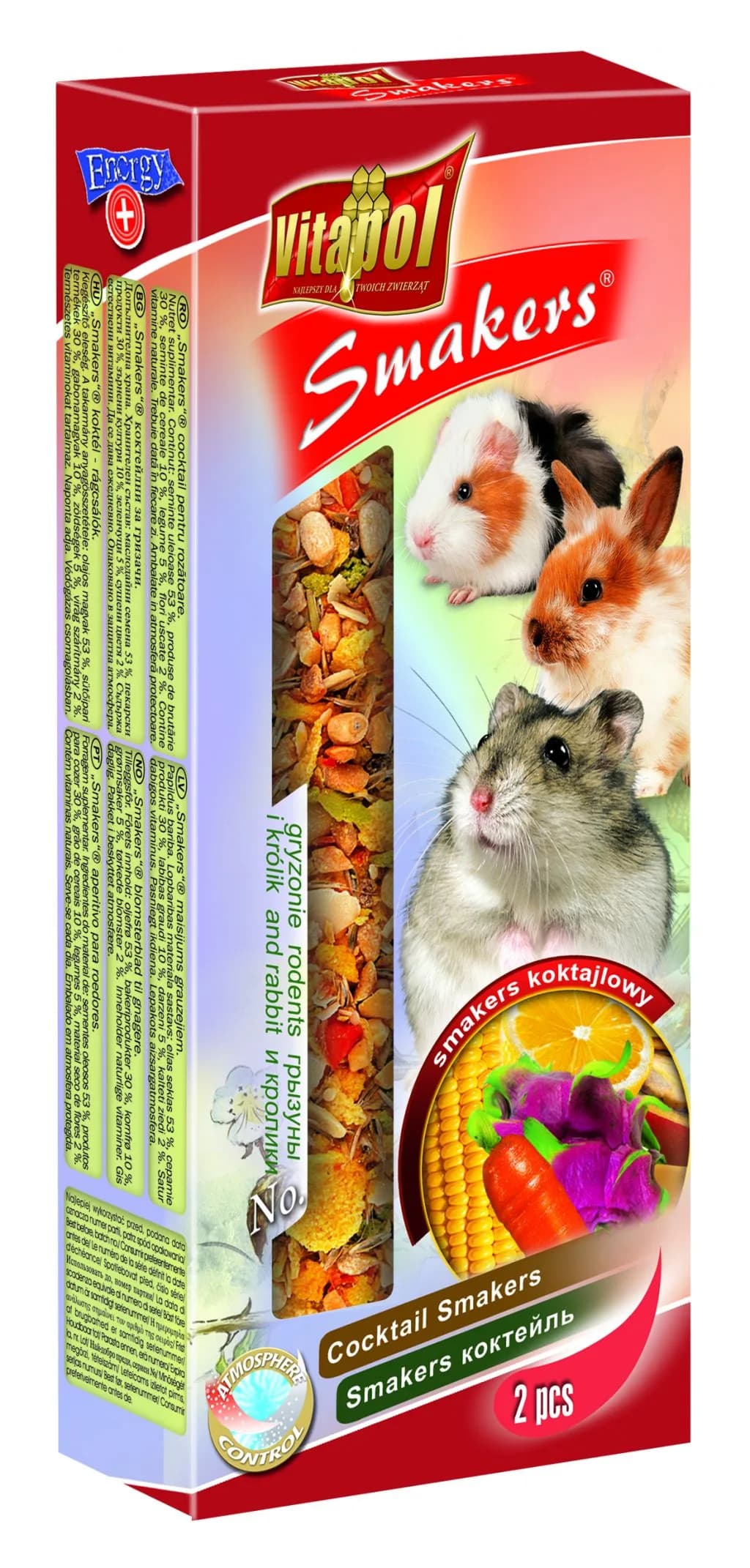 Vitapol Smakers koktajlowy przysmak dla gryzoni i królika 90 g