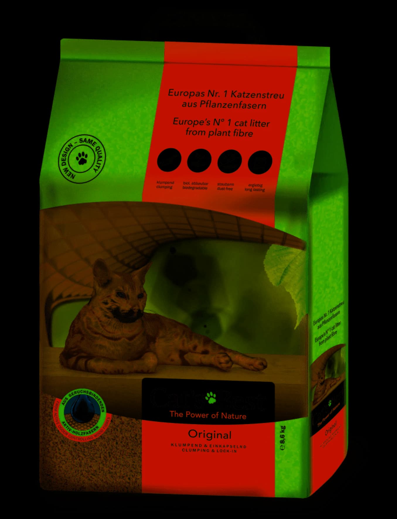 Cat's Best Original Żwirek zbrylający drewniany – 10 l