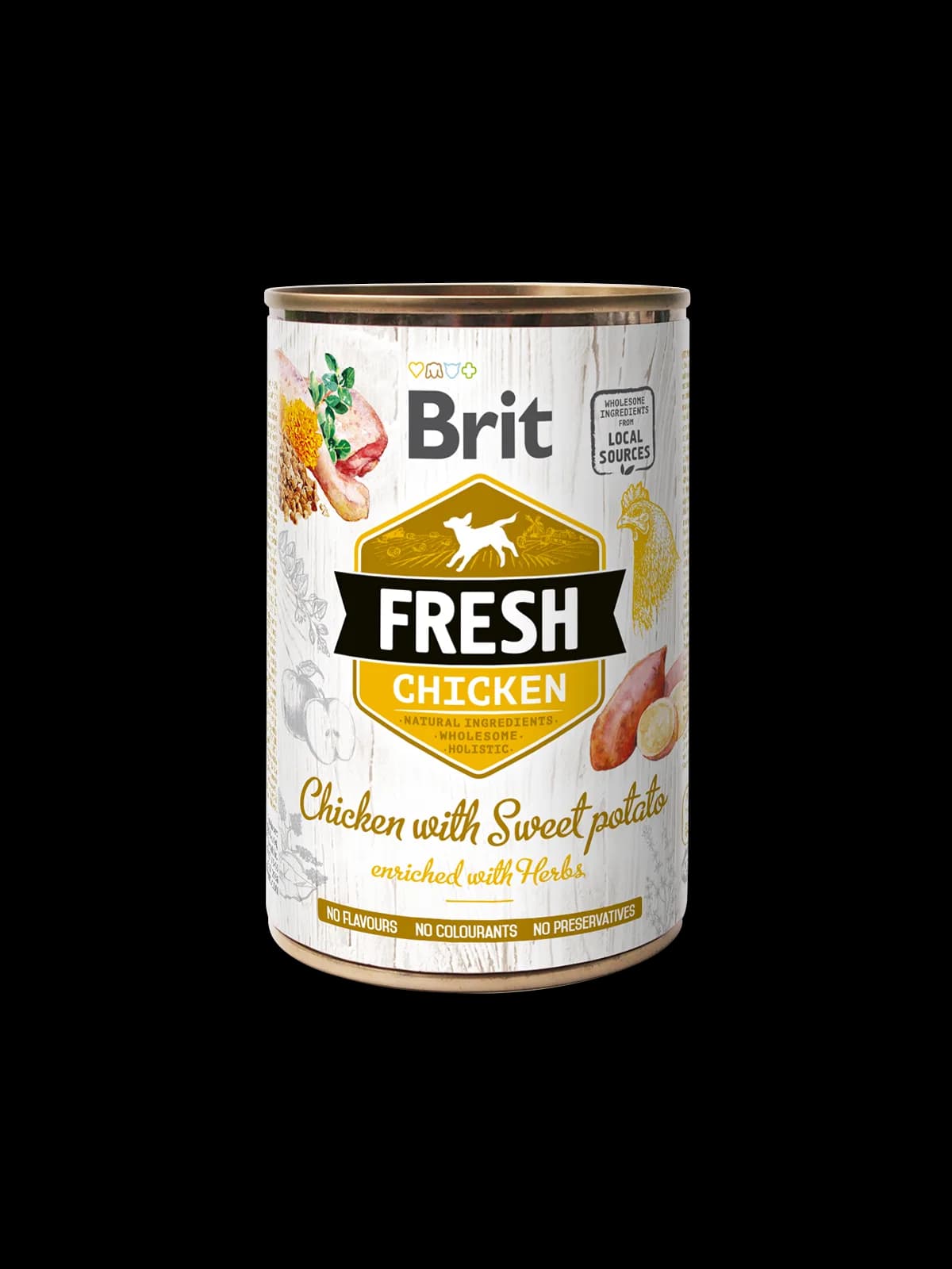 Brit Mokra karma Fresh kurczak ze słodkimi ziemniakami dla psa 400 g