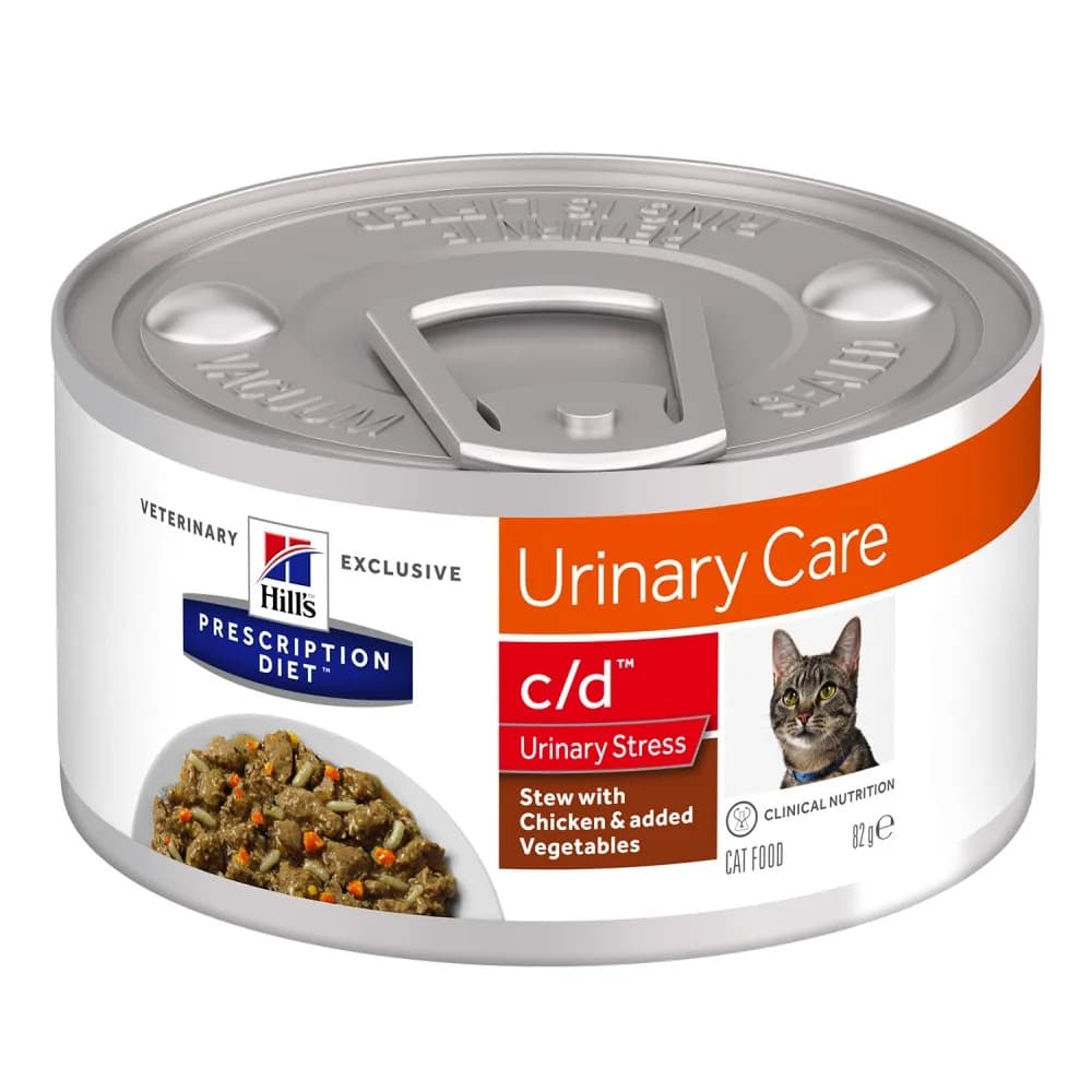 Hill's Pd Prescription Diet Feline c/d Urinary Stress Chicken Stew puszka 82 g