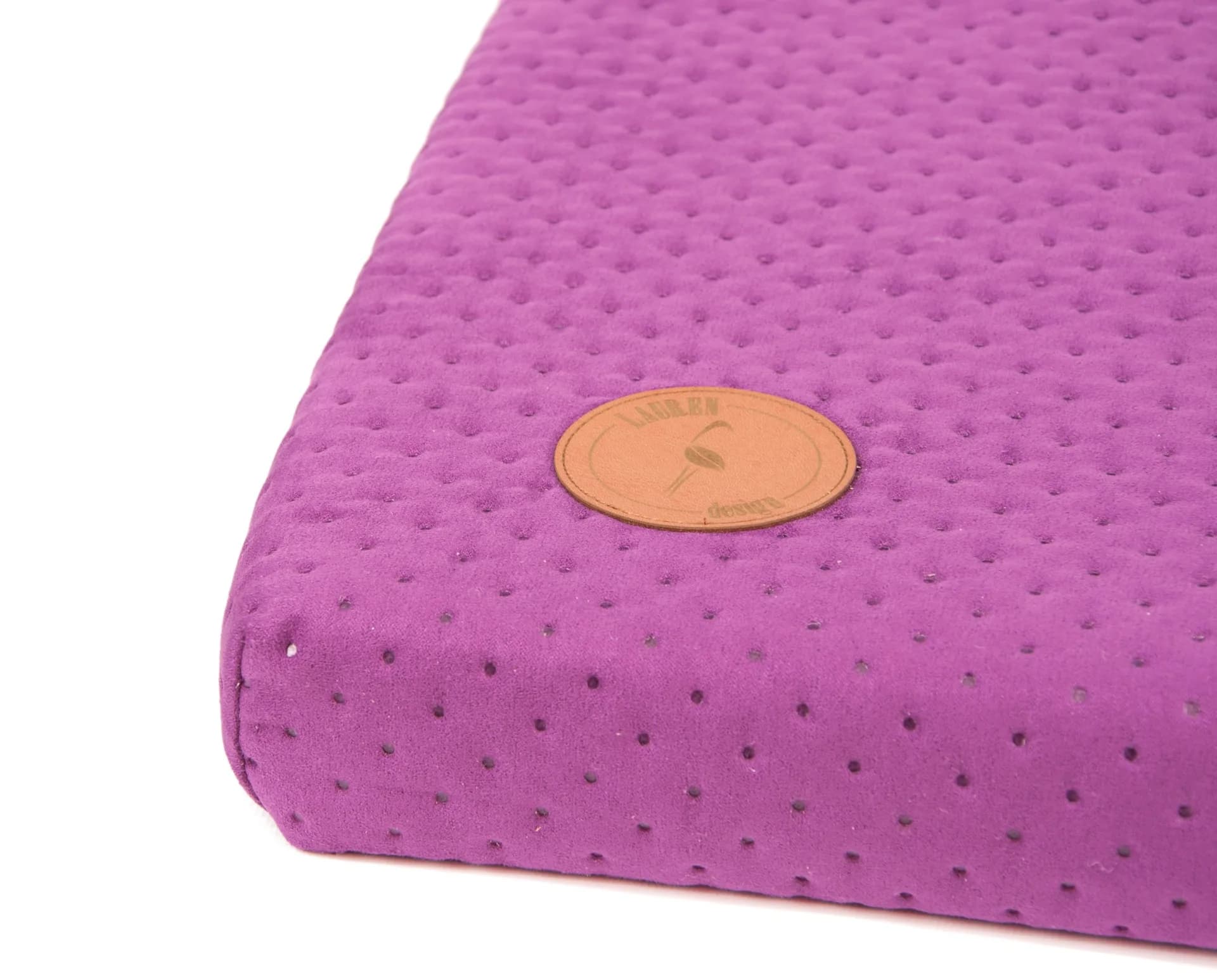 Lauren Design Materac dla psa i kota Demi – fioletowy, 50 × 40 × 3