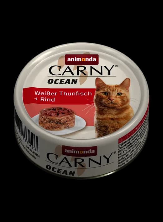 Animonda Carny Ocean karma mokra dla dorosłych kotów kot biały Tuńczyk i wołowina 80 g
