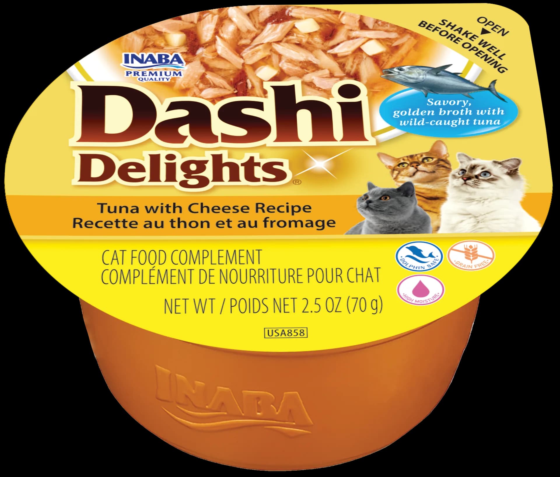 INABA Cat Dashi Delights Tuna & Cheese karma dla kota tuńczyk z serem 70 g