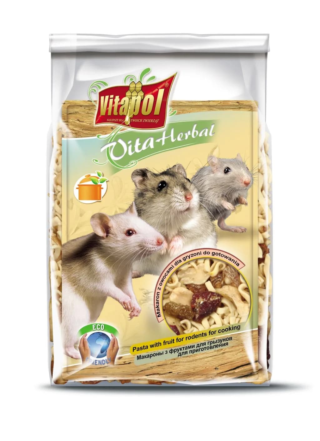 Vitapol Makaron z owocami do gotowania dla gryzoni przysmak 130 g