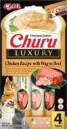 INABA Cat Churu Luxury karma dla kota Kurczak i wołowina wagyu 4 × 14 g 56 g
