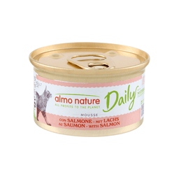 Almo Nature Daily mus karma mokra dla dorosłych kotów łososiem 85 g