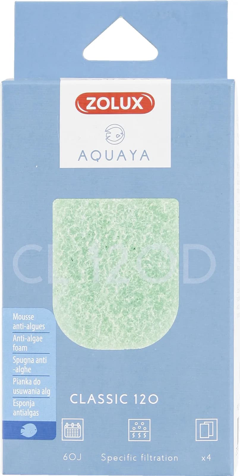 Zolux Aquaya Phosphate Classic wkład filtracyjny do filtra akwarium 4 szt.