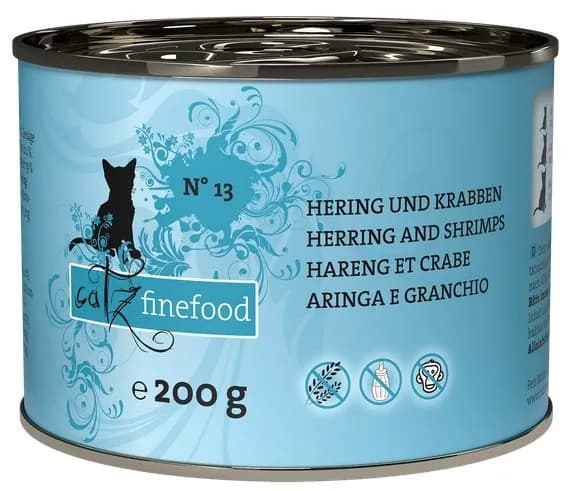 Catz Finefood N. okra karma ze śledziem i krabem dla kota