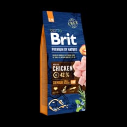 Brit Premium by Nature Senior + karma sucha z kurczakiem dla starszych psów małych i średnich ras
