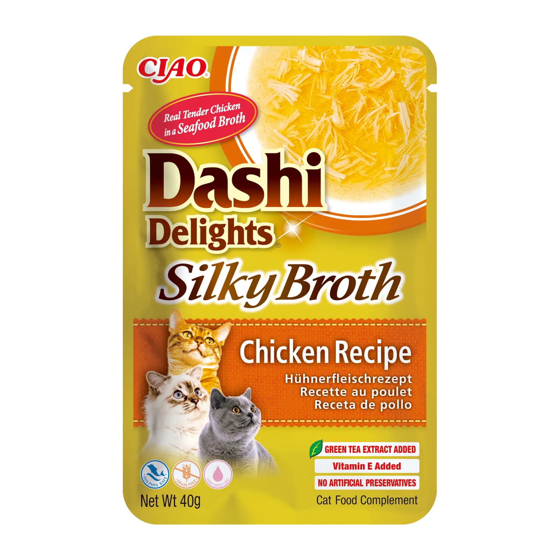 INABA Cat Dashi Delights Silky Chicken przysmak dla kotów 40 g