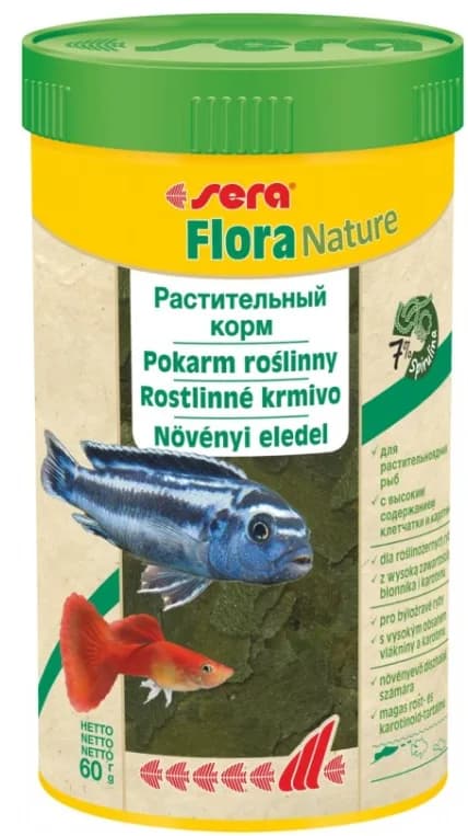 Sera Flora Nature Płatki pokarm premium